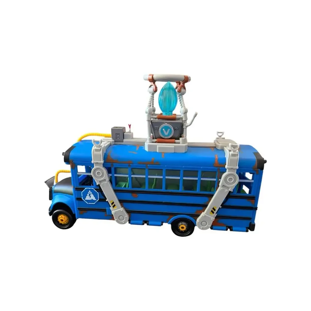 Fortnite Battle Bus Deluxe 14” Includes 4”Jonesy And Tomatohead Figures